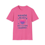 Busy Hands Neon Sign T-Shirt