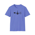 Heartbeat Guitar Music T-Shirt