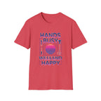 Busy Hands Neon Sign T-Shirt