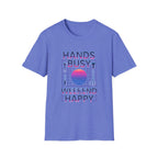 Busy Hands Neon Sign T-Shirt